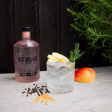 Niemand Dry Gin Drink Draufsicht