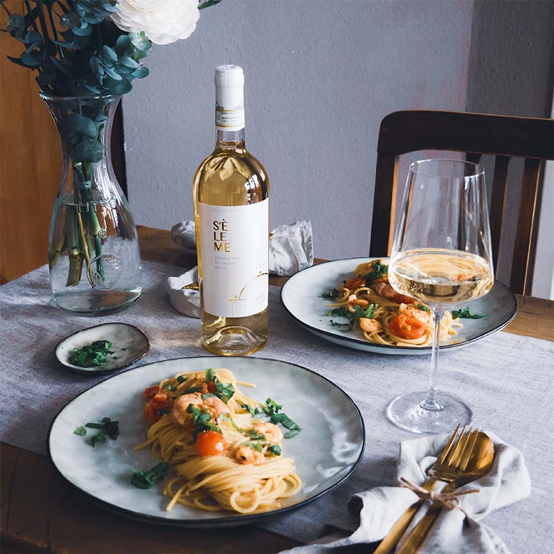 S Eleme Vermentino Vorderansicht Pasta